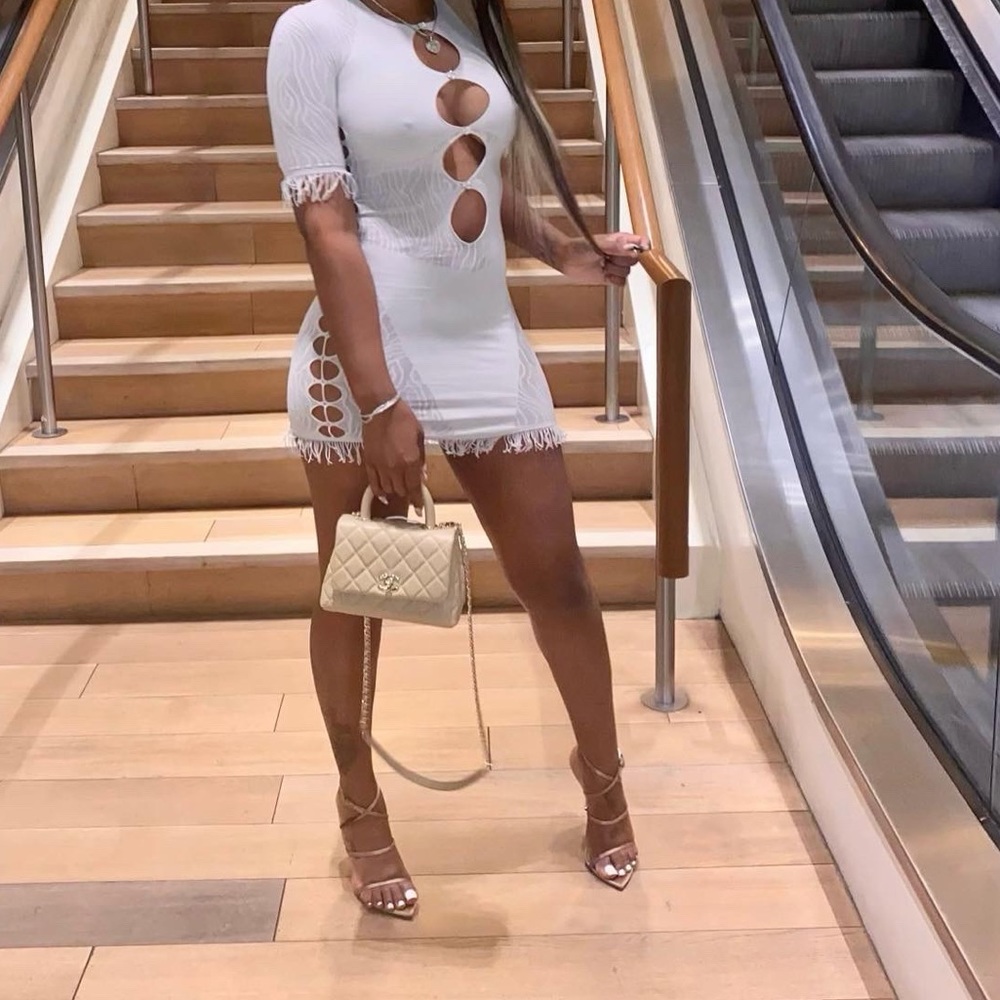 Sold!!! Poster girl Miranda dress in bone